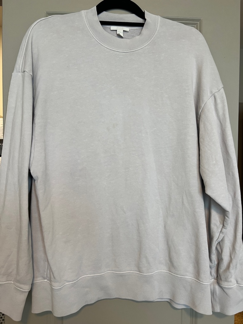Women’s COS Light Gray Crewneck Sweatshirt